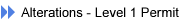 Alterations - Level 1 Permit
